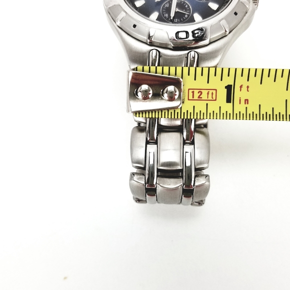 Relic Wet Zr549 Chrome Blue Dial 